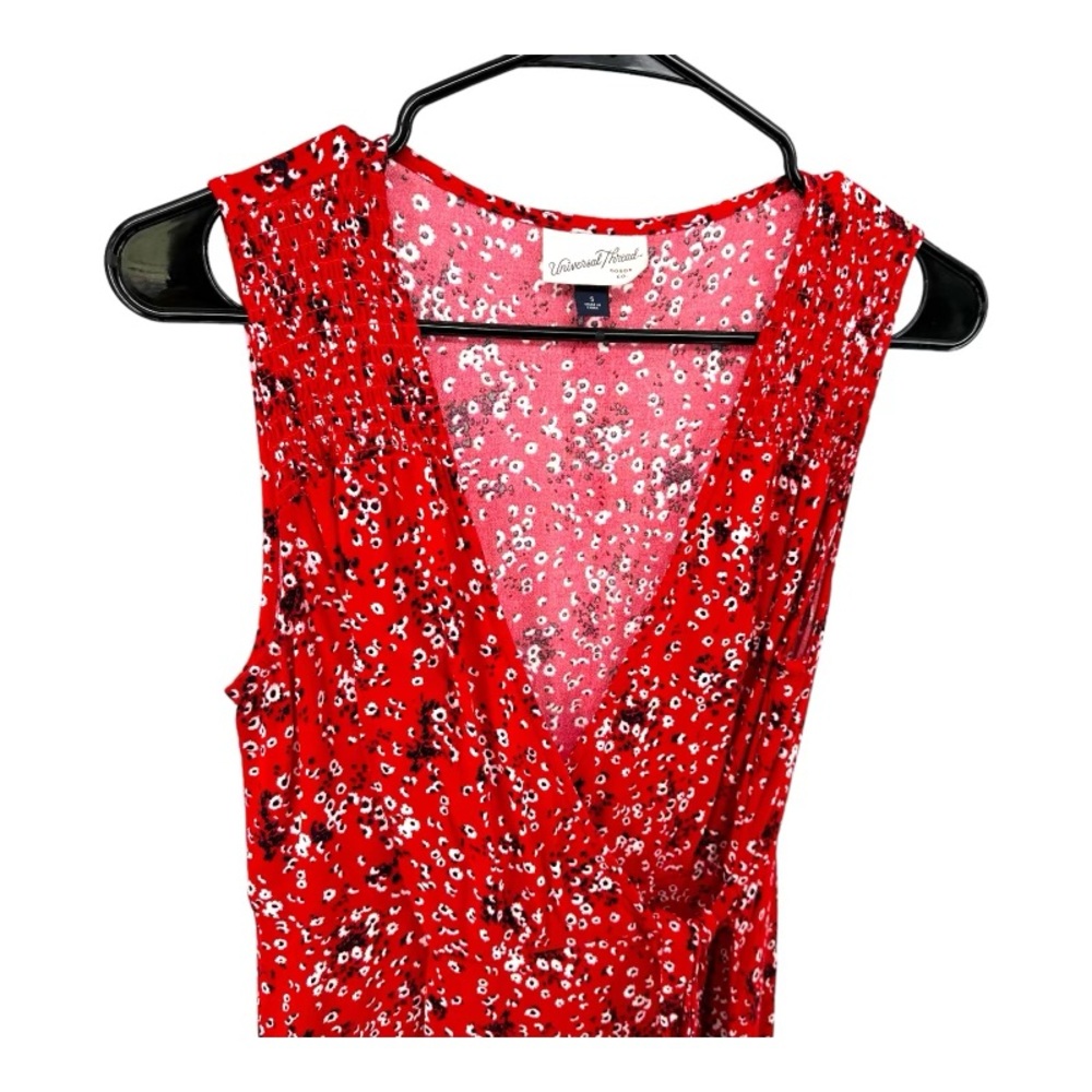 Universal Thread | S Small Red Print Sleeveless D… - image 8